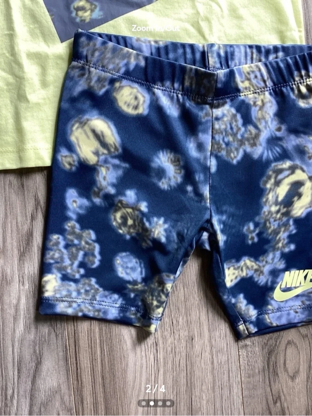Nike girls tee & bike Shorts set size 5(NWT) ~PRICE IS FIRM, NO OFFERS~